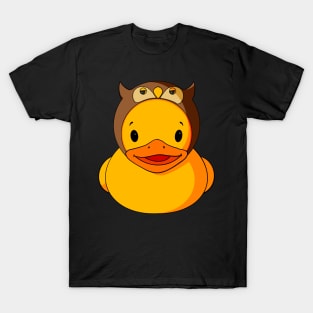 Owl Hat Rubber Duck T-Shirt
